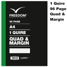 Freedom A4 - 1 Quire 96 Page Counter Book Q/M